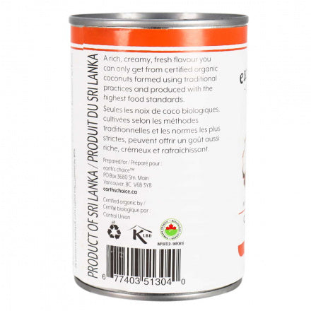 Earth's Choice Coconut Milk 400ml