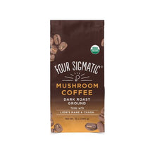 Load image into Gallery viewer, Four Sigmatic Lion's Mane Dark Roast Ground Coffee 340g