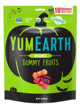 Load image into Gallery viewer, YumEarth Organic Halloween Gummy Fruits 198g