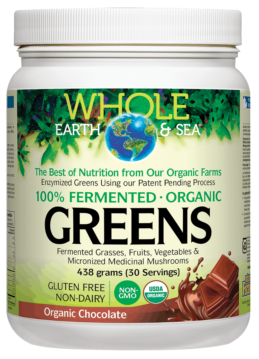 Whole Earth and Sea Fermented Greens Chocolate 438g