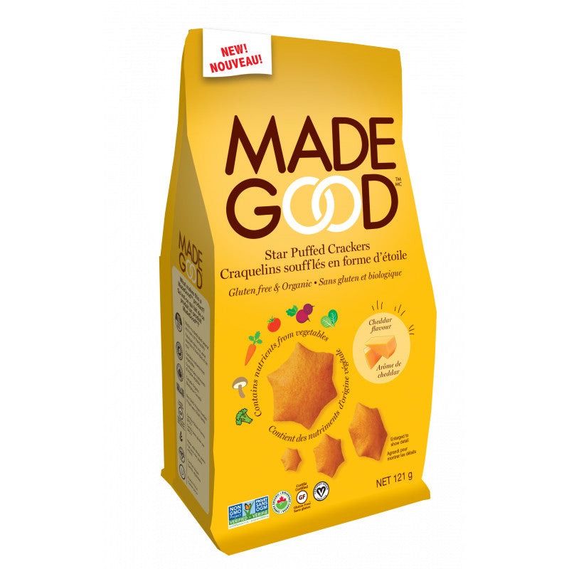 Made Good Puffed Cheddar Crackers 121g