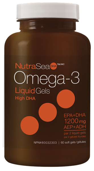 NutraSea High DHA 60 Softgels