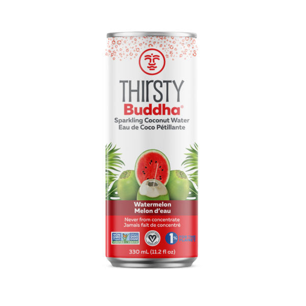 Thirsty Buddha Sparkling Watermelon Coconut Water 330ml