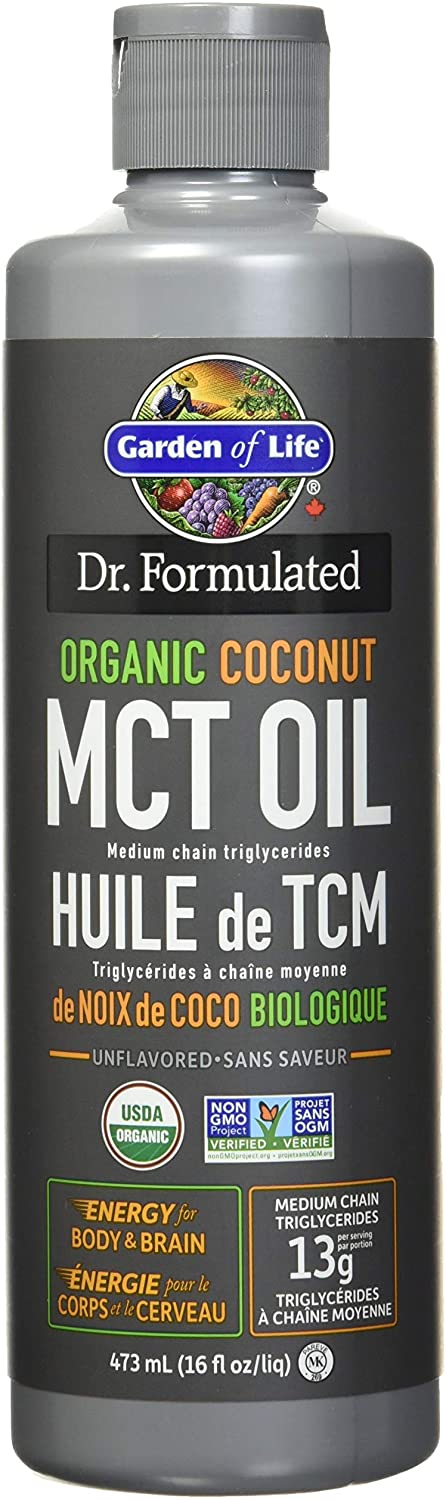 Garden of Life Dr. Formulated Organic Coconut MCT Oil 473 mL