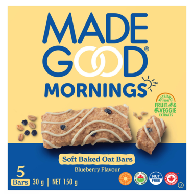 Made Good Soft Baked Blueberry Oat Bars 30g 5 Pack