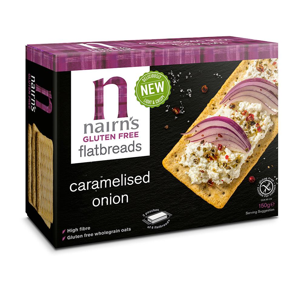 Nairns Gluten Free Onion Flatbreads 150g
