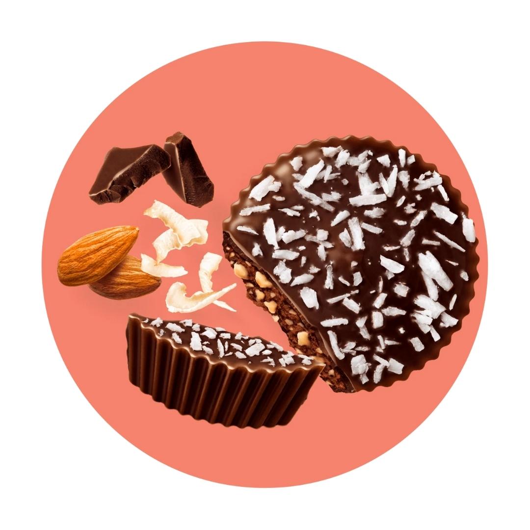 ChocXo Dark Chocolate Coconut Almond Butter Cups 98g The Root Cellar PEI