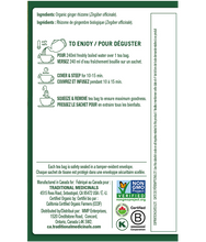 Load image into Gallery viewer, Traditional Medicinals Organic Ginger Tea 16 Bags