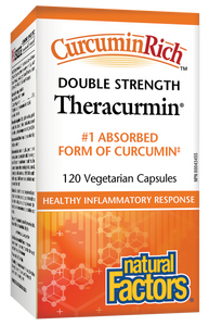 Natural Factors Theracurmin Double Strength 60mg 120 Vegetarian Capsules