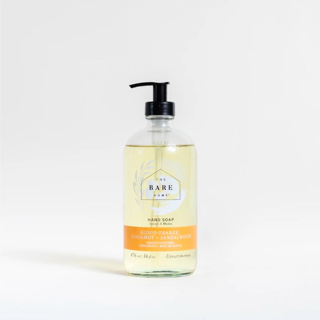The Bare Home Hand Soap Blood Orange Bergamot Sandalwood 476ml