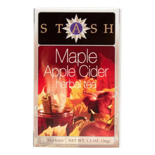Load image into Gallery viewer, Stash Maple Apple Cider Herbal Tea (Caffeine Free) 18 Bags