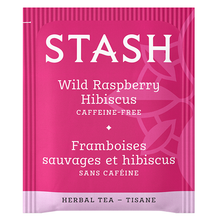 Load image into Gallery viewer, Stash Wild Raspberry Hibiscus Herbal Tea 20 Bags