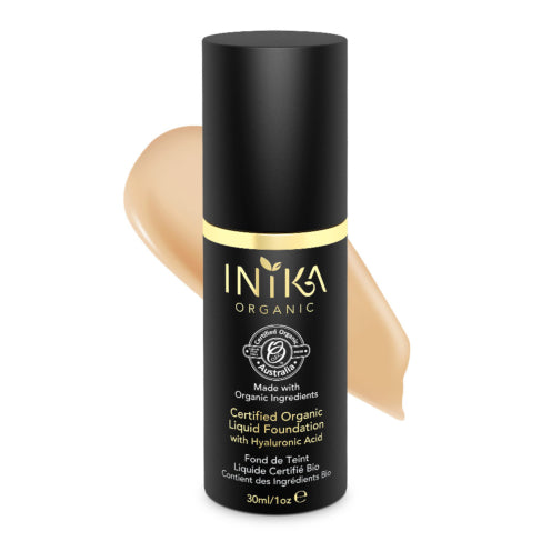 Inika Organic Liquid Foundation in Porcelain 30ml