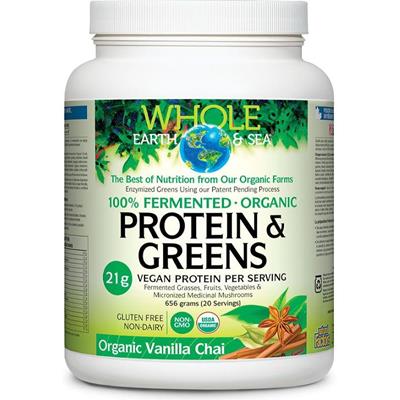 Whole Earth & Sea Protein and Greens Vanilla Chai 656g