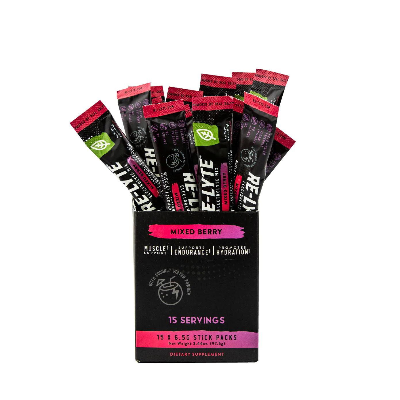 Redmond Re-Lyte Hydration Electrolyte Mix Mixed Berry Stick 6.5g 15 Pack