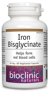 Bioclinic Iron Bisglycinate 45mg 60 Capsules