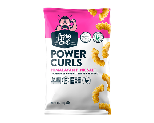 Lesser Evil Power Curls Himalayan Pink Salt 113g