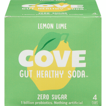 Load image into Gallery viewer, Cove Gut Healthy Soda Lemon Lime 355ml
