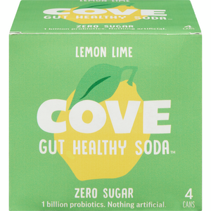 Cove Gut Healthy Soda Lemon Lime 355ml