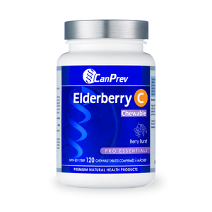 CanPrev Elderberry C Chewable Berry Burst 120tab