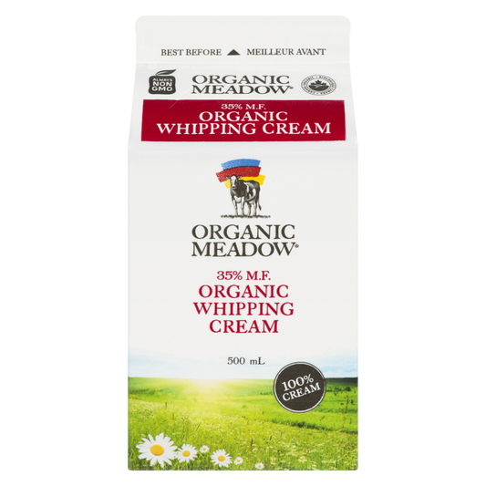 Organic Meadow Organic 35% Whipping Cream 500ml
