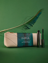 Load image into Gallery viewer, Inika Limited Edition Lash Brow Serum and Travel Bag Gift Set Valued at $88
