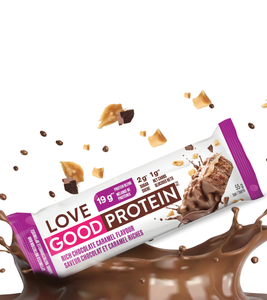 Love Good Fats Chocolate Caramel Protein Bar 55g