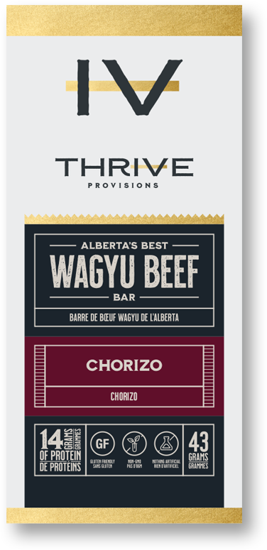Thrive Chorizo Wagyu Beef Bar 43g
