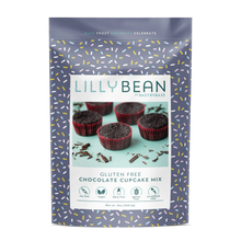 Load image into Gallery viewer, LillyBean Gluten Free Chocolate Cupcake Mix 368g
