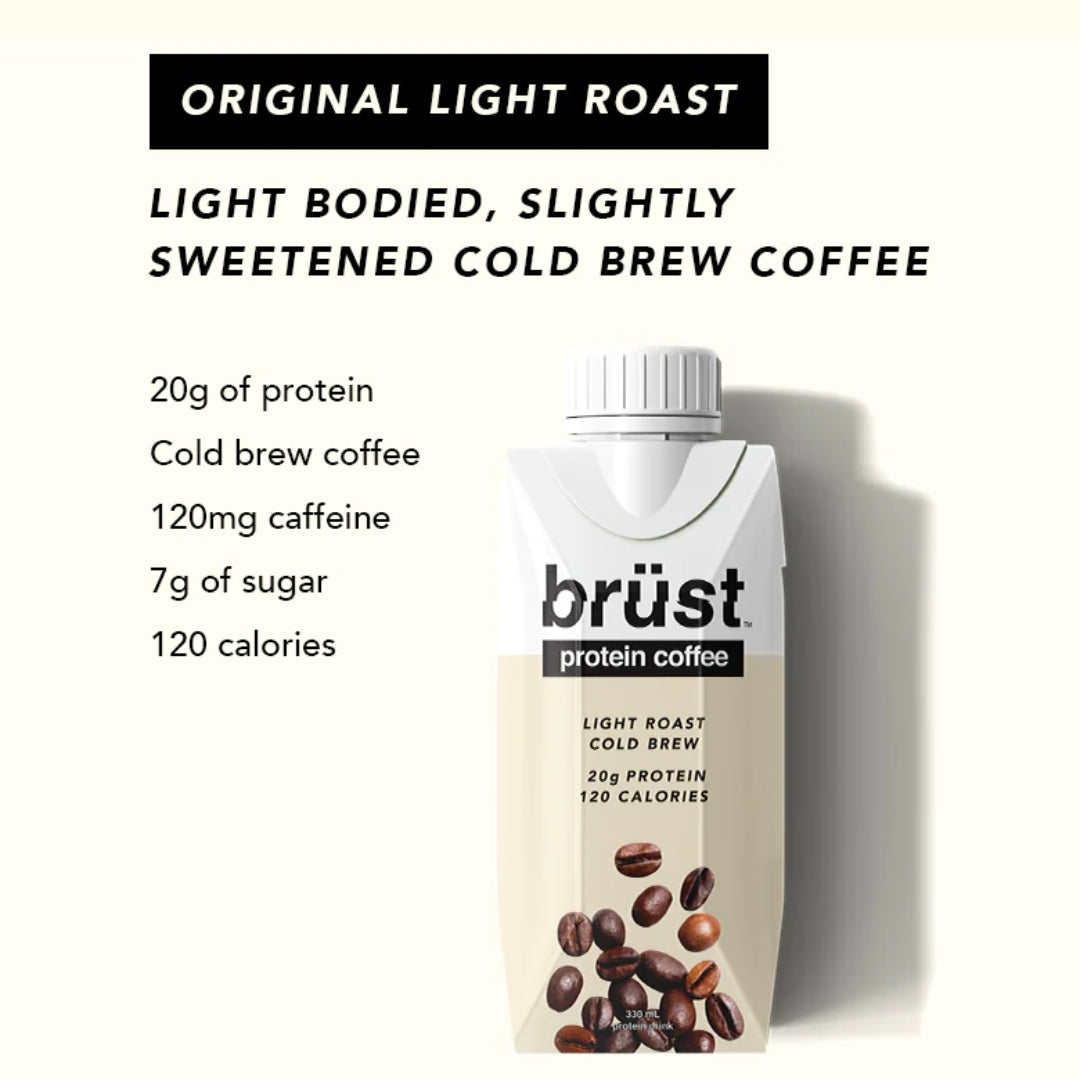 Brust Cold Brew Protein Coffee Light Roast 330ml