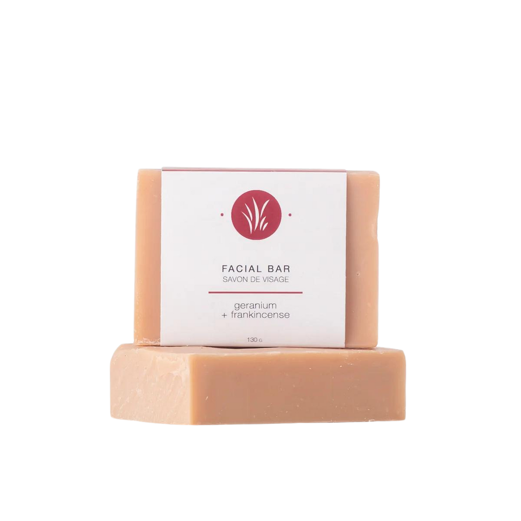 All Things Jill Facial Bar Geranium and Frankincense 130g