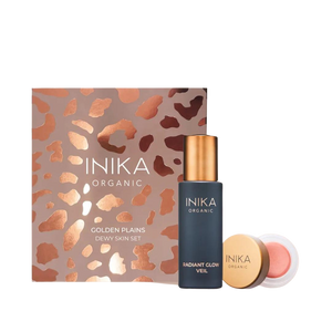 INIKA Golden Plains Dewy Skin Gift Set Valued at $120