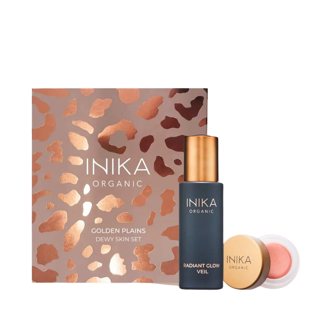 INIKA Golden Plains Dewy Skin Gift Set Valued at $120