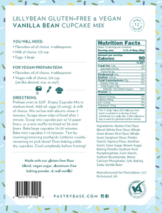 LillyBean Gluten Free Vanilla Bean Cupcake Mix 340g