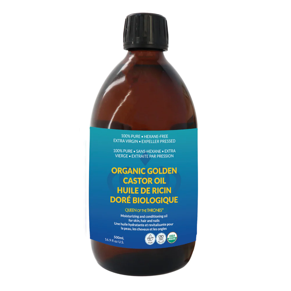 Queen Of the Thrones Organic Hexane-Free Castor Oil 500ml