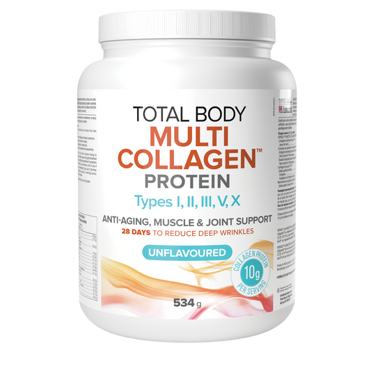 Natural Factors Total Body Multi Collagen Protein Unflavoured 534g