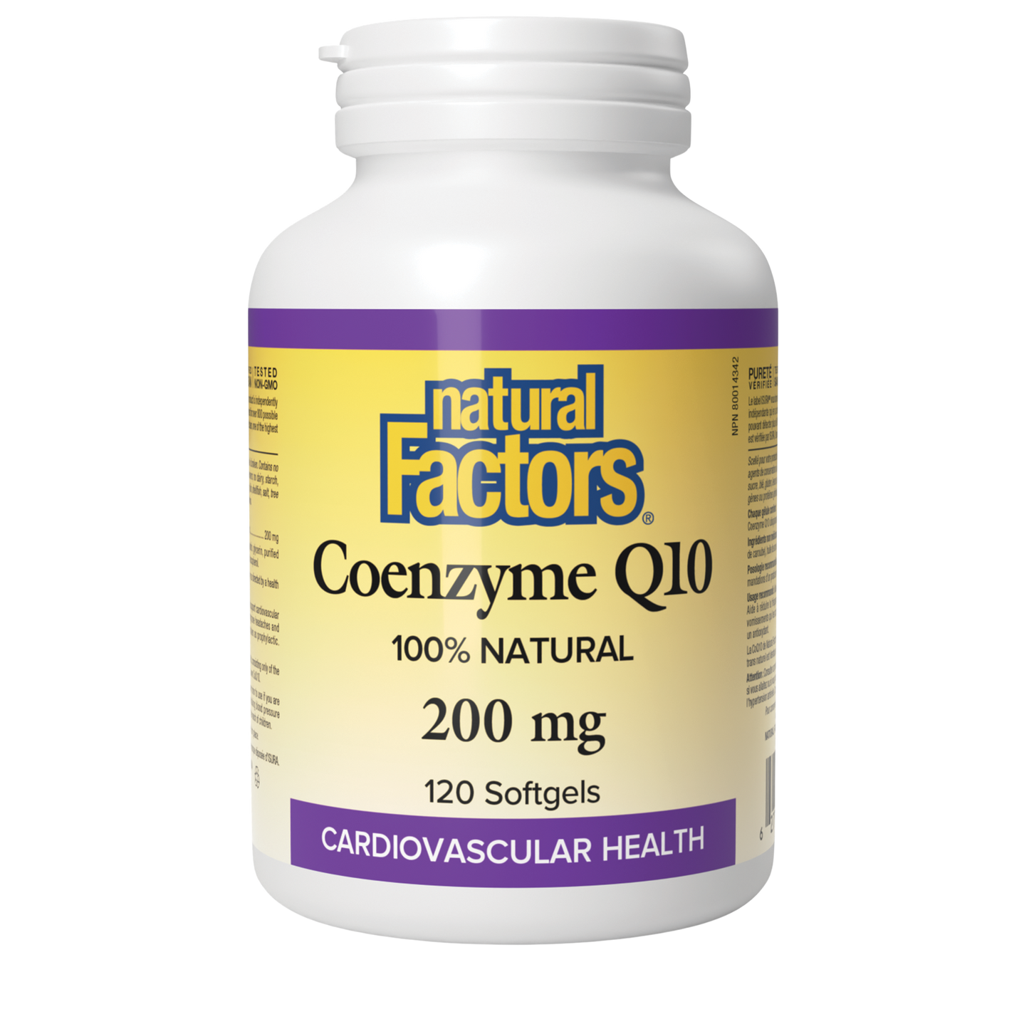 Natural Factors CoQ10 200mg 120 Softgels