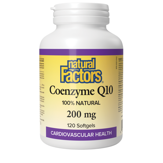 Natural Factors CoQ10 200mg 120 Softgels