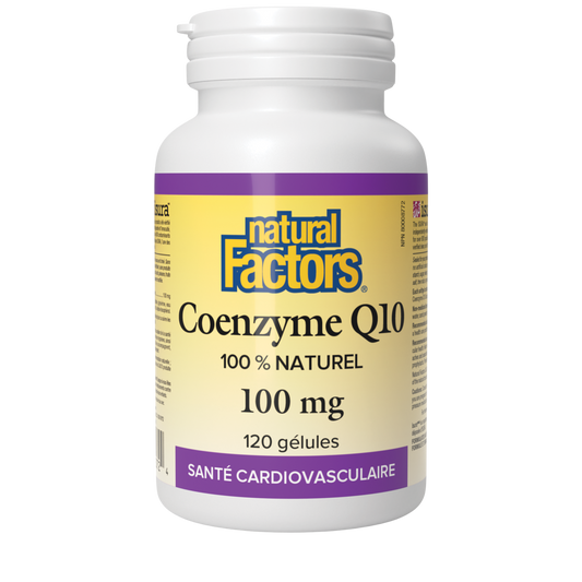 Natural Factors CoQ10 100mg 120 Softgels