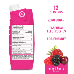 BioSteel Mixed Berry Sports Hydration Drink 500ml 12 pack