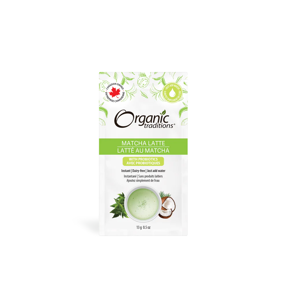 Organic Traditions Matcha Latte Single Serve single