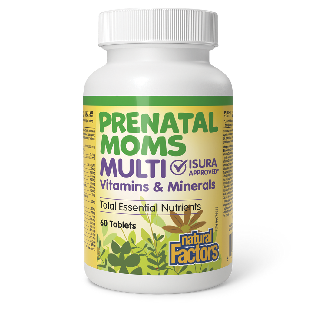 Natural Factors Big Friends Healthy Mom Prenatal Multi 60 Tablets