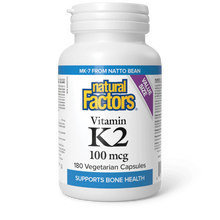Load image into Gallery viewer, Natural Factors Vitamin K2 100mcg 180 Softgels
