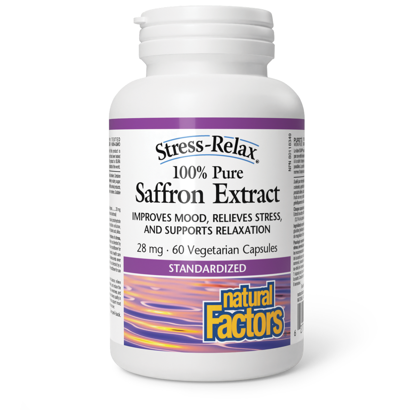 Natural Factors Saffron Extract 28mg 60 Vegetarian Capsules