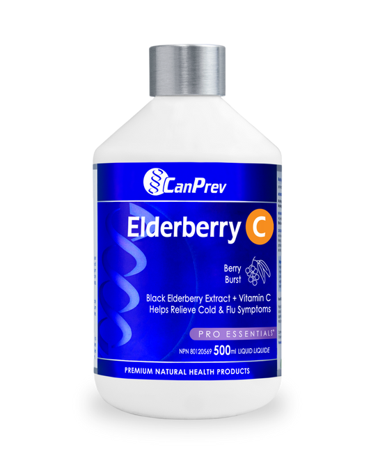 CanPrev Elderberry C Liquid Berry Burst 500ml
