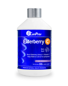 CanPrev Elderberry C Liquid Berry Burst 500ml