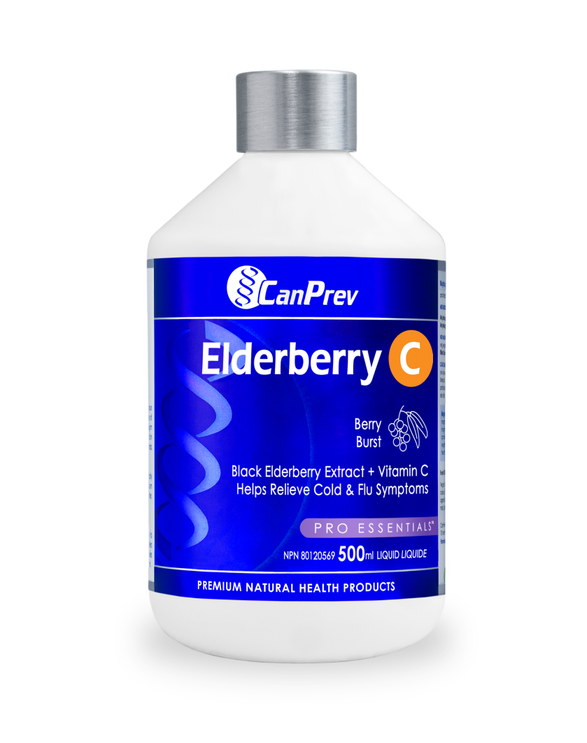 CanPrev Elderberry C Liquid Berry Burst 500ml