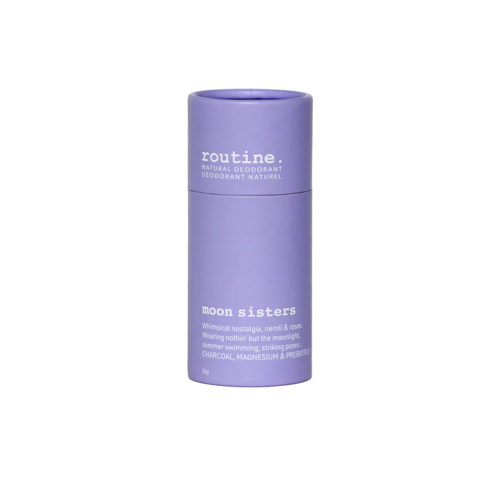 Routine Natural Deodorant Moon Sisters Activated Charcoal Stick 50g