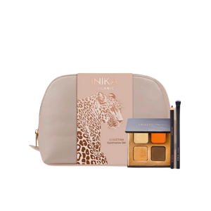 Inika Cheetah Eyeshadow Kit and Travel Gift Set Valued at $170