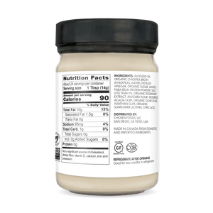 Chosen Foods Vegan Avocado Oil Mayo 355ml